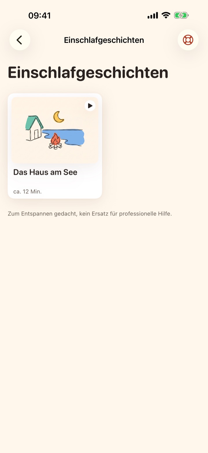 Einschlafgeschichten mit der Geschichte „Das Haus am See